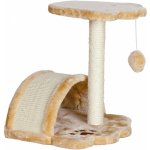 Škrábadlo Vitoria 50 cm jednopatrové s kruhovým odpočívadlem a tunelem – Hledejceny.cz