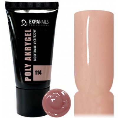 Expa Nails Poly Akrygel v tubě tělová nude 114 30 g – Zboží Dáma