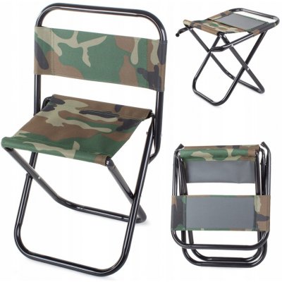 Verk Group Křeslo rybářská stolička opěradlo béžová – Zboží Mobilmania