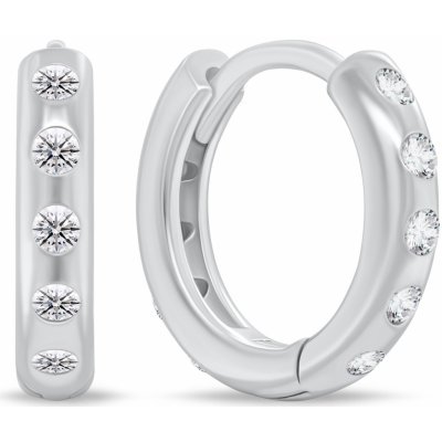 Brilio Silver náušnice EA150W – Zboží Dáma