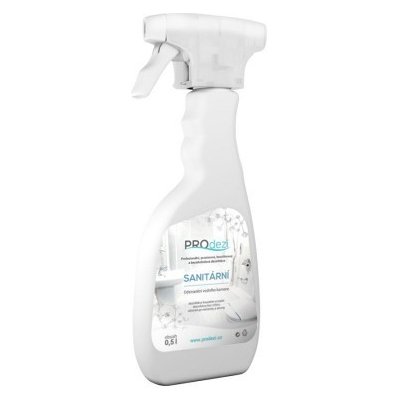 PROdezi sanitární odstraňovač vodního kamene bezchlórová dezinfekce povrchů 0,5 l – Sleviste.cz