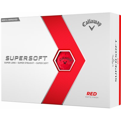 Callaway Supersoft červené matné 12 ks – Zboží Mobilmania