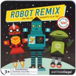 Petit Collage magnetická knížka Roboti – Sleviste.cz