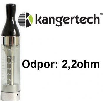 Kangertech CC/T2 clearomizer černá 2,4ml