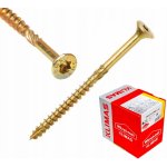 Konstrukční vrut 4,5x80 TX 20 zápustná hlava zinek žlutý (250 ks/bal) TORX – Zboží Mobilmania