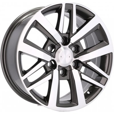 Racing Line B1155 7,5x17 6x139,7 ET25 polished graphite – Sleviste.cz