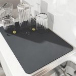 Odkapávací podložka na nádobí, podložka pod kávovar, super savá podložka pod kuchyňský dřez, – Zboží Dáma