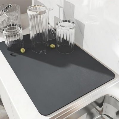 Odkapávací podložka na nádobí, podložka pod kávovar, super savá podložka pod kuchyňský dřez, – Zboží Dáma