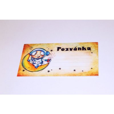 Pozvánka Kosmonaut 10 ks/2437 530076 – Hledejceny.cz