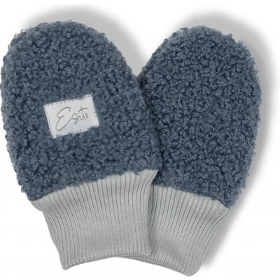 Esito Zimní bezpalcové rukavice Teddy fleece double Denim blue modrá – Sleviste.cz
