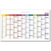 Kalendář Nástěnný Plánovací mapa CZ s očky na zavěšení 80x100 cm barevná 2023