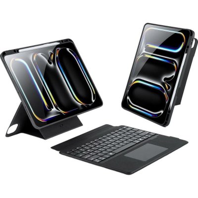 DuxDucis Klávesnice na iPad Pro 13 (2024) - DuxDucis, DK Keyboard Black – Zboží Živě