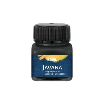 Barva na světlý a tmavý textil JAVANA 20 ml černá