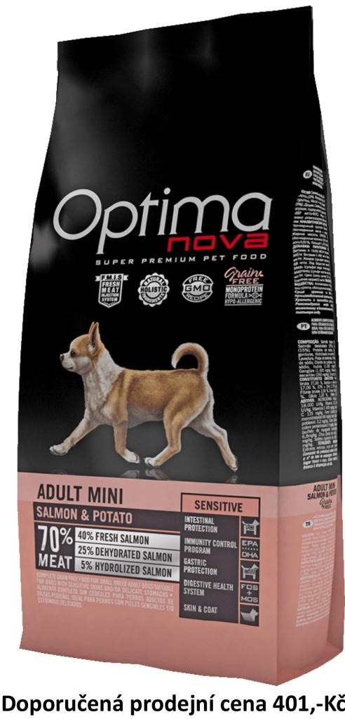 Optima Nova Dog Adult Mini Sensitive Grain Free 2 kg