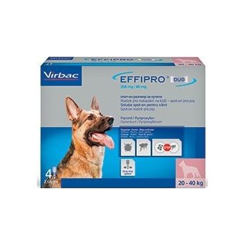 Effipro Duo Spot-on Dog L 20-40 kg 4 x 2,68 ml