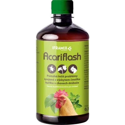 IFRAMIX Acariflash doplňkové krmivo pro drůbež proti čmelíkům 500ml