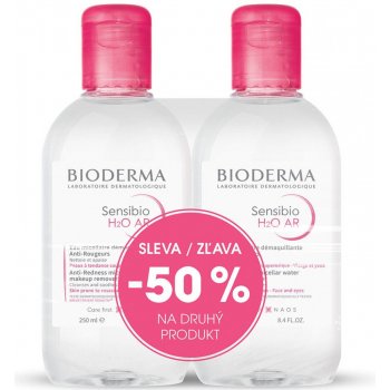 Bioderma Sensibio H2O AR 2 x 250 ml dárková sada