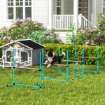 PawHut Výškově nastavitelné agility vybavení pro výcvik psů – Hledejceny.cz