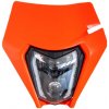 Rtech přední maska vč. LED světla KTM oranžová