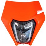 Rtech přední maska vč. LED světla KTM oranžová | Zboží Auto