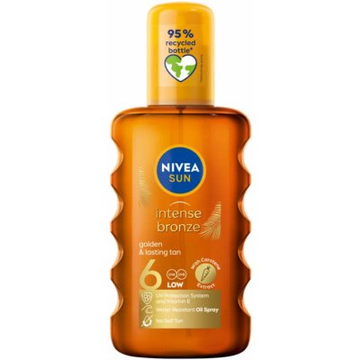 Nivea Carotene Sun lotion na opalování SPF6 200 ml – Zboží Mobilmania