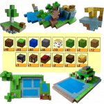 Toybit Minecraft Jungle Creek XXL Magnetická stavebnice 300ks – Zboží Živě
