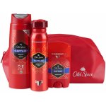 Old Spice Captain deospray 150 ml + sprchový gel a šampon 2 v 1 250 ml + deostick 50 ml + kosmetická taška dárková sada – Zboží Dáma