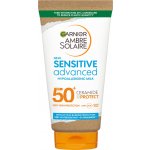 Garnier Ambre Solaire Sensitive Advanced Kids ochranný krém SPF50+ 50 ml – Zboží Dáma