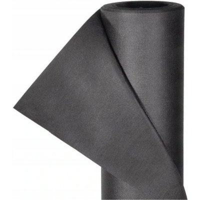 Spunbond Ekologická netkaná textilie ECO PLA, 60g/m2, 25m x 1,6m černá, 100% rozložitelná – Hledejceny.cz