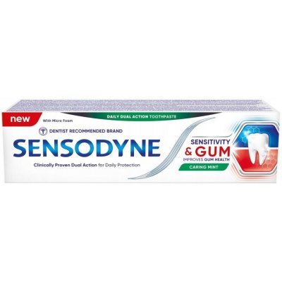 Sensodyne Citlivost zubů & Dásně Mint s fluoridem 75 ml – Hledejceny.cz