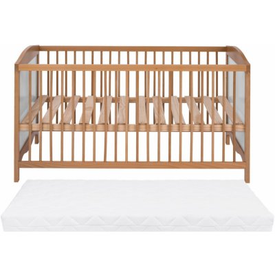 LIVARNO home postýlka s matrací, přírodní – Zboží Dáma