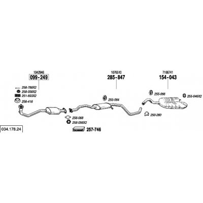 Bosal BS 099-249 | Zboží Auto