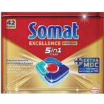 Somat Excellence 5v1 kapsle do myčky 42 ks + dóza – Zboží Mobilmania