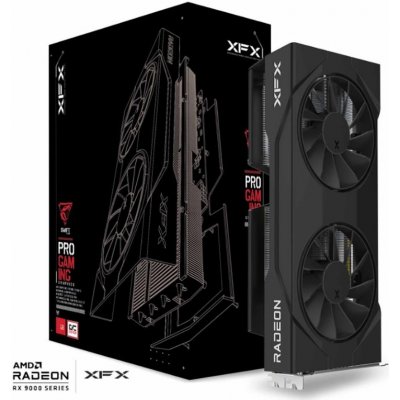 XFX Radeon RX 9060 XT Swift OC Dual Fan Gaming Edition 16GB GDDR6 RX-96TSW16BQ – Zboží Živě