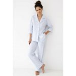 Sensis dámské rozepínací pyžamo Paloma bílá-modrá – Hledejceny.cz