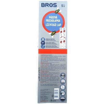 Bros Pásová mucholapka na hubení hmyzu 5 kusů 017 – HobbyKompas.cz
