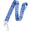 Klíčenka Šnůrka na krk Lanyard Blue faces