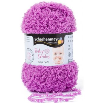 Schachenmayr BABY SMILES - LENJA soft - DĚTSKÁ, polyester Baby smiles - lenja soft: 01047 Růžovo-fialová