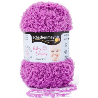 Schachenmayr BABY SMILES - LENJA soft - DĚTSKÁ, polyester Baby smiles - lenja soft: 01047 Růžovo-fialová – Hledejceny.cz