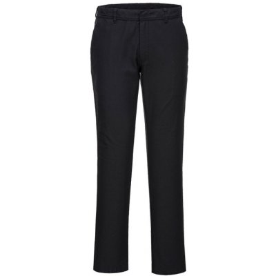 Portwest Kalhoty Stretch Slim Chino S232 do pasu POR-S232BKR Černá Standartní – Zboží Mobilmania