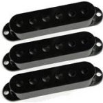 Kryt kytarového snímače Fender Pickup Covers Black Strat – Zboží Mobilmania