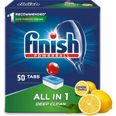 Finish Powerball All In One Lemon Tablety do myčky nádobí 50 ks