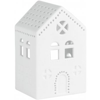 räder Porcelánový svícen domeček Shine of Light, bílá barva, porcelán – Zboží Dáma