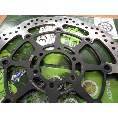 NG přední brzdový kotouč BMW S 1000R/RR/XR 13-18, MOTO GUZZIFORNIA 1400 13-18 (320X64X5,0mm) (6X8,5mm) WAVE plovoucí (zkušební montáž - stopy po šroubech) – Zboží Mobilmania