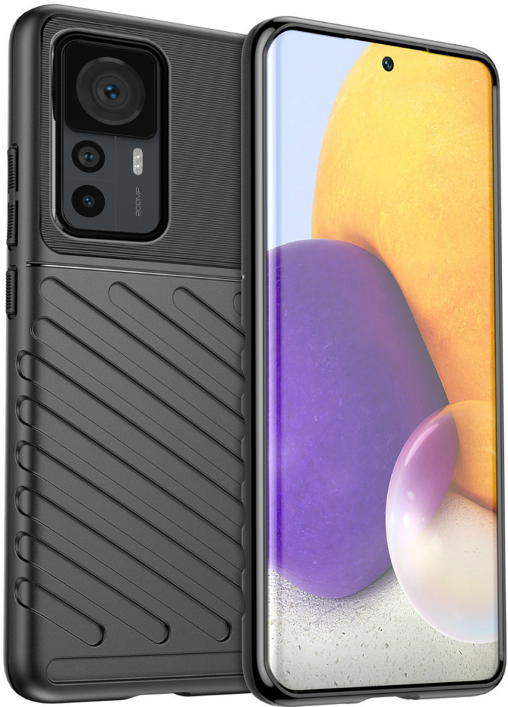 Pouzdro Mezamo Thunder Case Xiaomi 12T Pro / Xiaomi 12T silikonové armor case černé