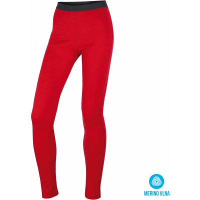 Husky Merino 100 Pants červená dámské spodky dlouhá nohavice – Zboží Mobilmania