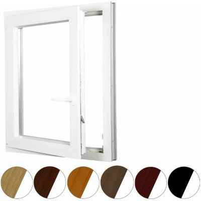 ALUPLAST Plastové okno jednokřídlo bílé 80x120 – Sleviste.cz