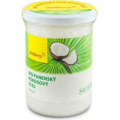 Wolfberry kokosový olej panenský 0,4 l – Zbozi.Blesk.cz