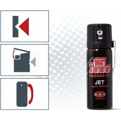 KKS GmbH Slzný obranný sprej CS3000 Man 40ml – Zboží Dáma