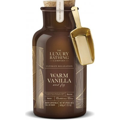 The Luxury Bathing Company Krystaly do koupele v lahvi Vanilka 600 g – Zboží Mobilmania
